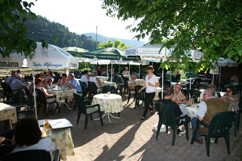 Panoramaterrasse mit herrlicher Aussicht